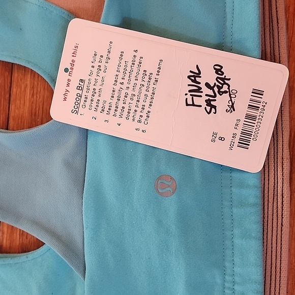 Lululemon womens Scoop Bra Size 8 EUC - Picture 4 of 4